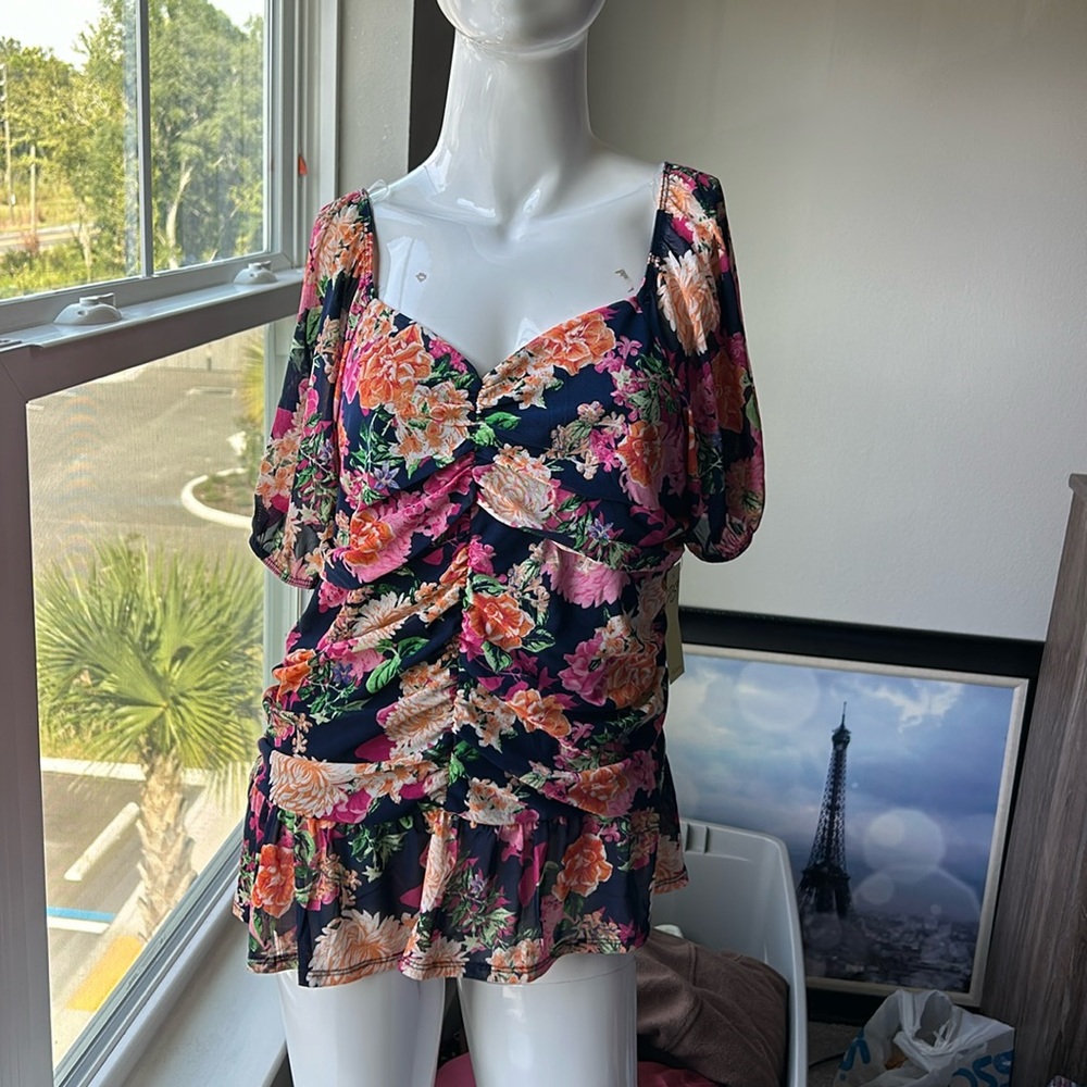 PER SEPTION SHIRT TOP BLOUSE SIZE 1X NWT
